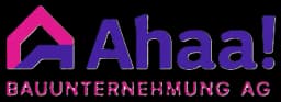 Ahaa! Bauunternehmung Logo